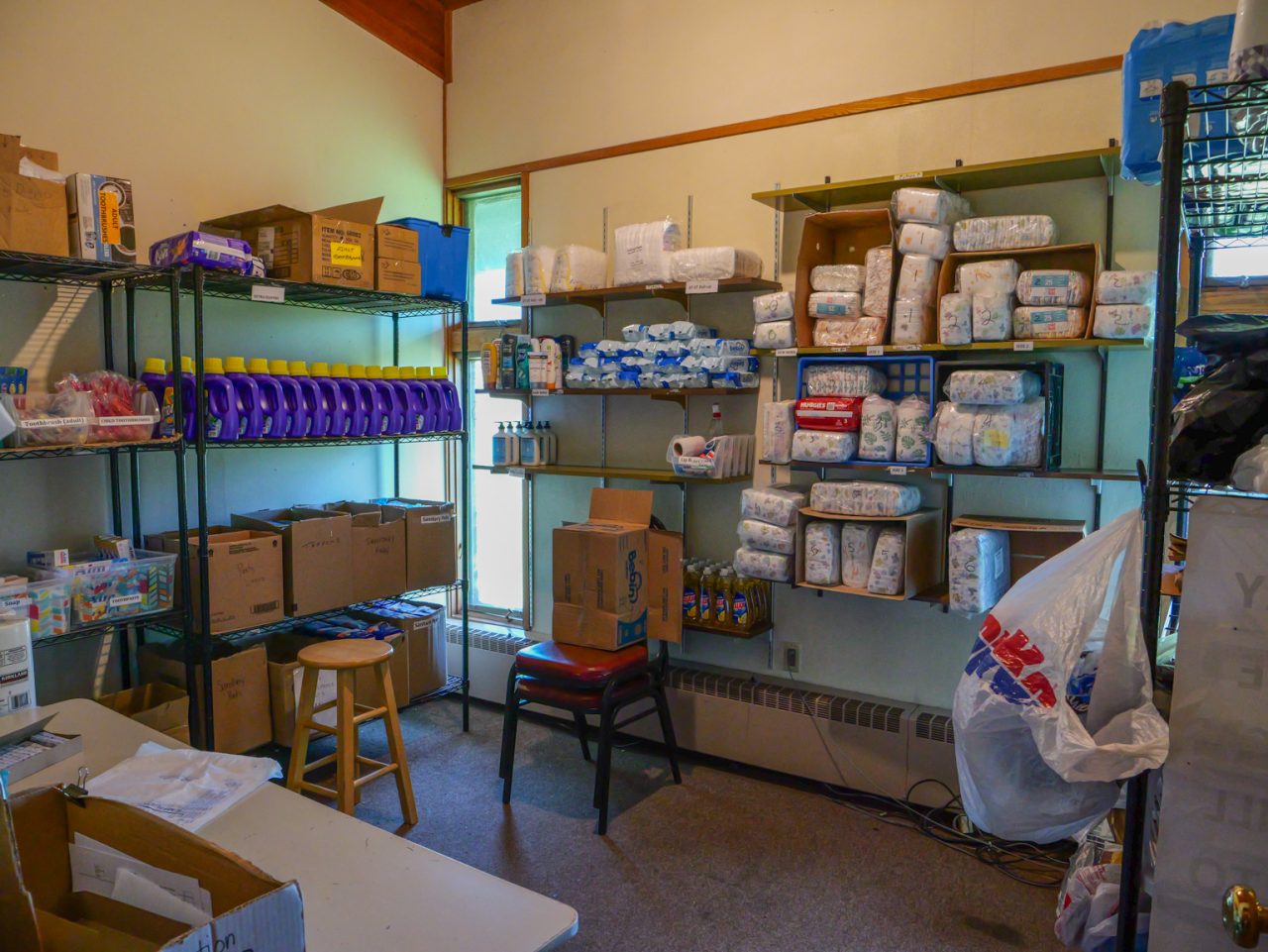 A pantry full of supplies
